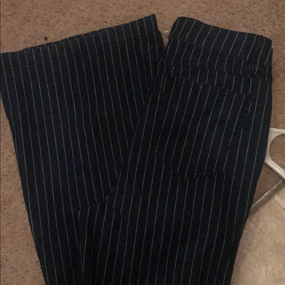 Striped bell bottoms